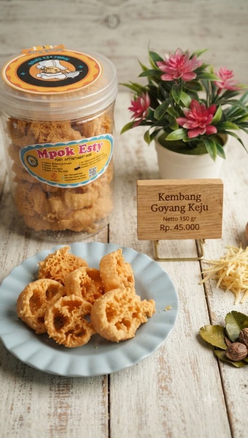 Kembang goyang keju 1 liter